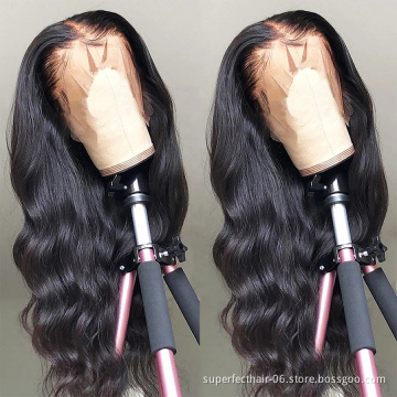 Wholesale Brazilian Virgin Hair Wigs Pre Plucked With Baby Hair HD Transparent Lace Front Wigs For Black Women Human Hair Wigs